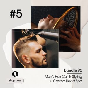 (Bundle 5) Men´s Hair Cut + Cosmo Head Spa